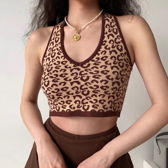 Leopard tank top size S - Picture 2 of 5